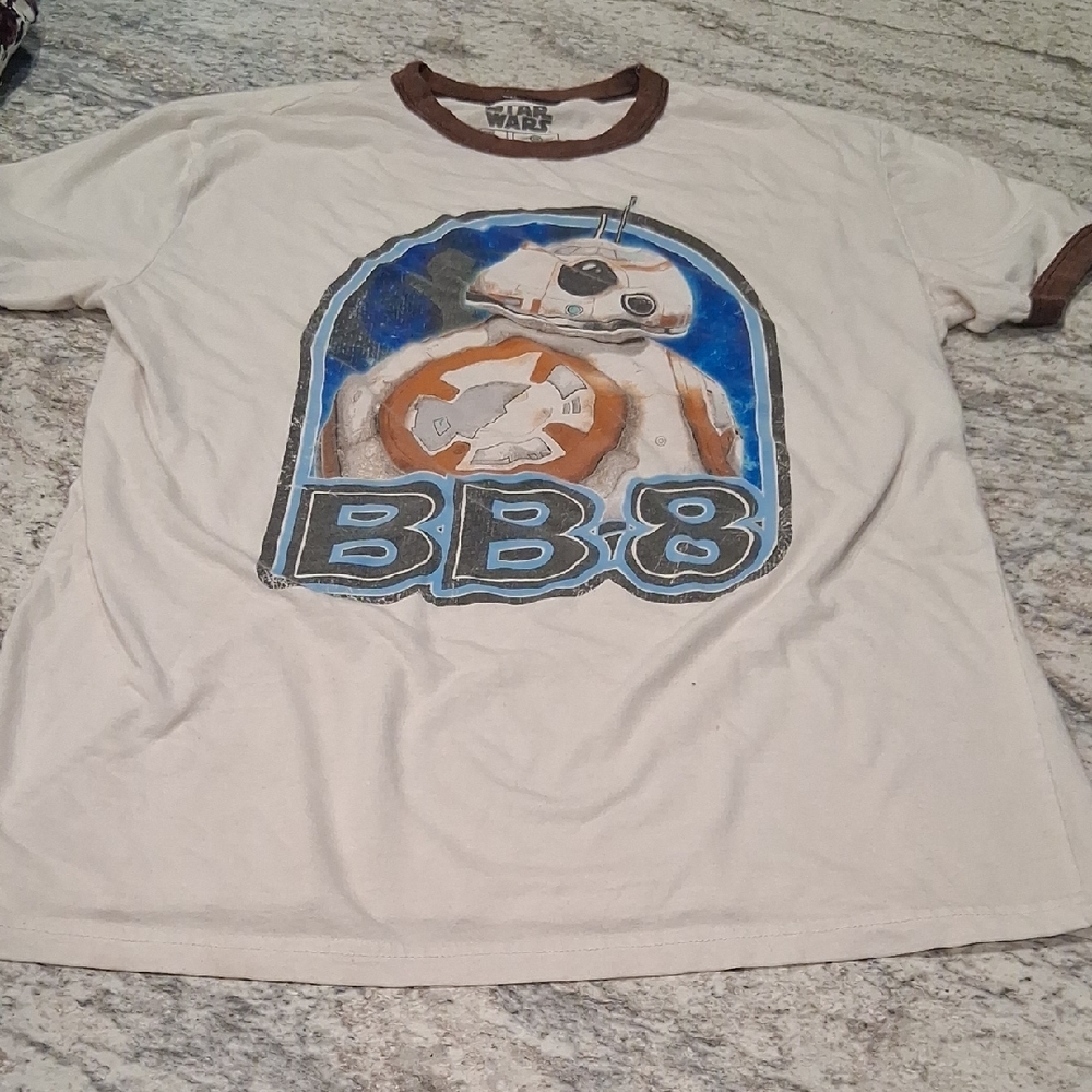 Star Wars BB-8 Cream and Brown Tee